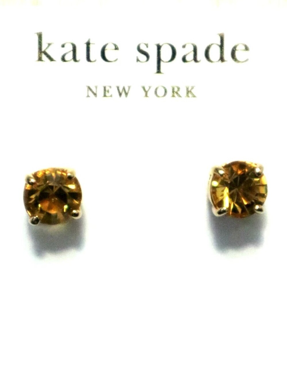 kate spade New York Yellow Stud Earrings